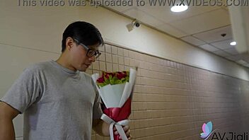 Cheating Asian Girl Stacy Feels Passionate Kissing And Blowjob With Bent Over Pussy Close Up