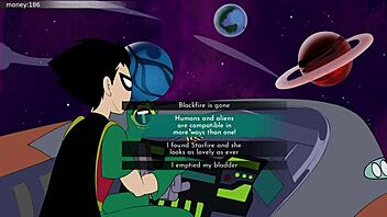 i'm fucking starfire in 18titans part 35, it's so hot.