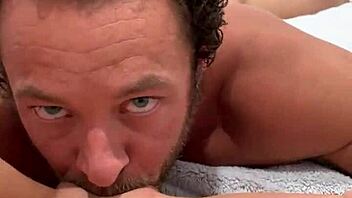 Emma Hix and Brad Newman are having romantic oral sex