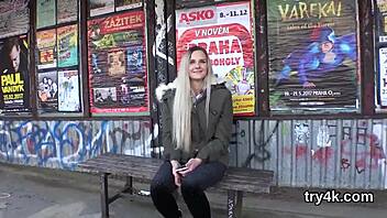 Natural teen gives blowjob in POV, then gets pussy reamed