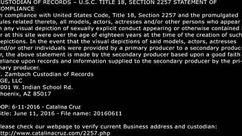 Catalina Cruz does yoga before oily sex. Her curvy body rides rough!