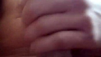 Cumming hard while everyone sleeps with huge cock out