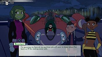 i'm fucking starfire in 18titans part 35, it's so hot.