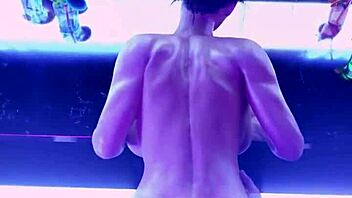 Panam in doggystyle position.