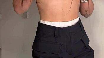 Lovely Hoe Shows Deep Dildo In Asshole Squirt