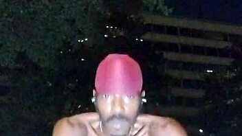 The beautiful mature woman waits for her husband to pick her up