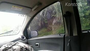 pinay couldn't pay taxi, so she blew the driver