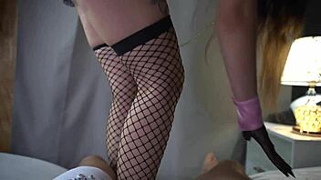 cleaning lady offered massage but licked cum off my body