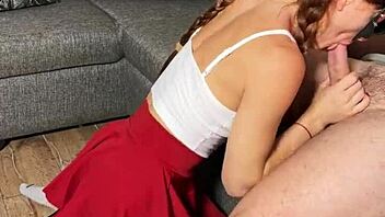 Short Skirt Stockings Mobile 4k Video