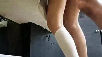 sexy colegiala gets her tanguita ripped off and fucked hard by classmate