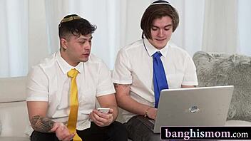 stepmoms swap sons in family foursome