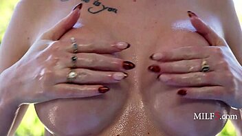 Emotional milf's sweet nipples drive me wild with curvy redhead action