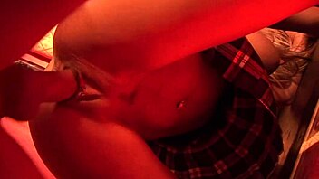 Blonde milf lap dances and gets fucked by muscle boy