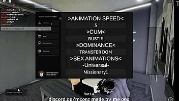 in roblox condo, bending over cute catgirl for doggystyle sex and blowjob