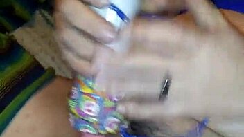 Submissive Woman Squirts Intensely While Masturbating with Toys and Fingering Her Pussy