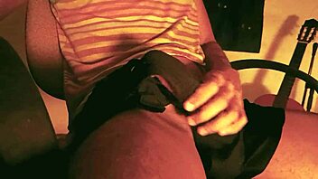 Watch this guy jerk off in underwear, moaning as his big cock cums hard after school?