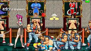 Hentai Mugen Rainbow Mika gets fucked by multiple partners