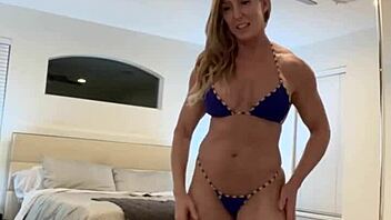 Trying On a Bikini in the Mirror