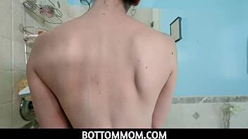 Step mom fucks in bath