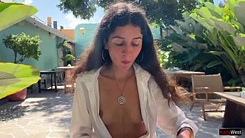 I ASKED A FRIEND TO CUM ON MY FACE IN A CAFE FOR SPERM FOOD FETISH!