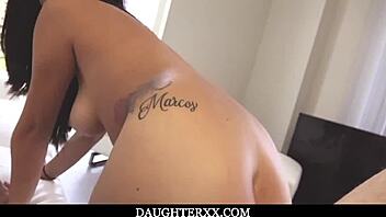 Stepdad Gives Latina Michelle Martinez an Orgasm POV