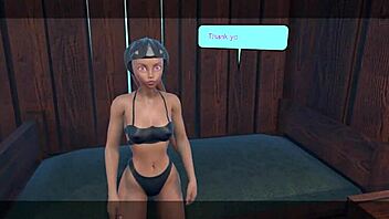 I play with my shaved pussy and finger myself as desperate alien in vr