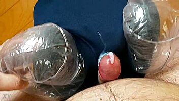 bloomers rubbing against vibrator leads to intense masturbation session with electric toy 😍