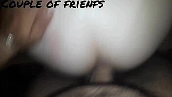 Horny wife enjoys at home anal sex with blonde babe