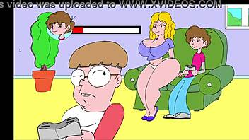 On The Couch In This Erotic Comic Scene!