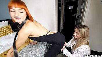 Submissive german sluts get face fucked.