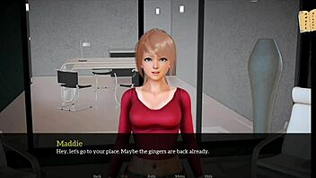 my new family 291 game features homemade scenes with blonde and redhead in big ass action