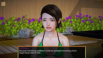 My new family plays a game together