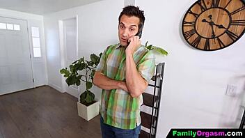 stepdaughter gets fucked by blan b in familyorgasm 😈