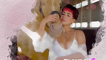 Latin babe reveals curves for playboy