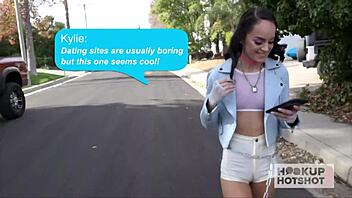 Kylie martin enjoys a relaxing session.