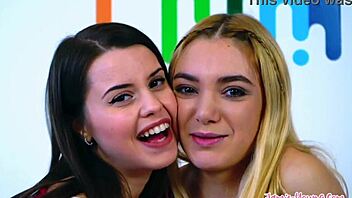 Real Threesome With Two Submissive Teens And Monster Cock