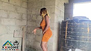 Ghetto Barbie feels so horny, needing monster cock to fix her situation.