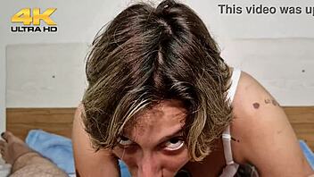 Is This Blonde Ready For A Monster Cock Or Just Teasing?