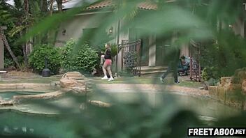 Nicole Doshi Rides Her Boyfriend's Brother's Huge Cock Behind His Back