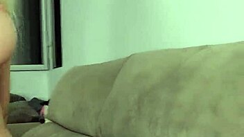 Sex compilation of real couple with blonde enjoying her boyfriend's attention