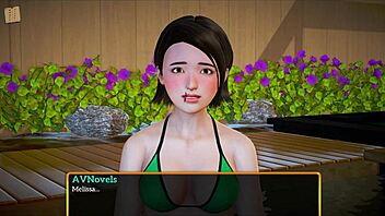 My new family plays a game together