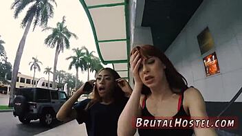 Teen bound tight for extreme hardcore domination session