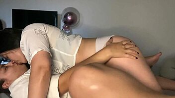 Lesbians rubbing bodies in underwear orgasms