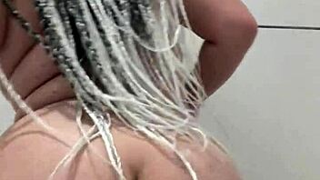 Alternative Bisexual Babe Shows Big Ass And Pierced Clit In Lingerie