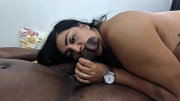 Long-haired beauty moans as she gets anal fucked with big cock!