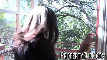 young black teen gets tricked into outdoor blowjob and fucking