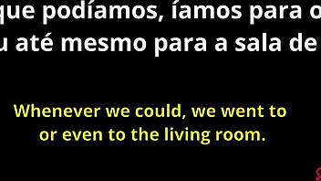 Teen Brunette Sucks Monster Cock!