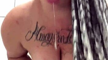 Alternative Bisexual Babe Shows Big Ass And Pierced Clit In Lingerie