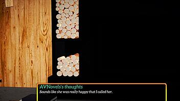 My new family plays a game together