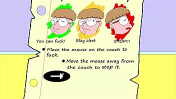 On The Couch In This Erotic Comic Scene!